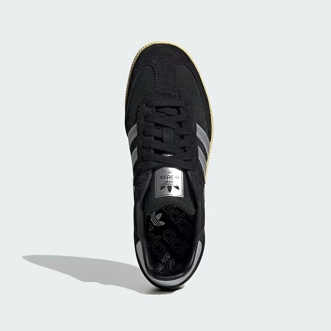 Кроссовки adidas Originals Samba OG Core Black/Matte Silver/Almost Yellow