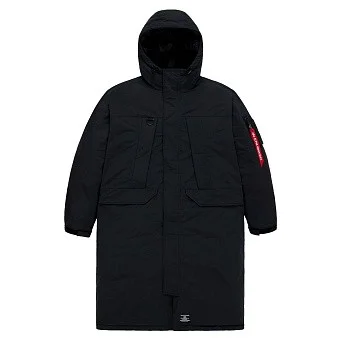 Мужской пуховик Alpha Industries Seal Long Puffer Parka Black