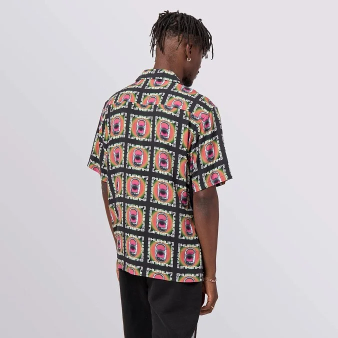 Рубашка HUF X PLEASURES Pop Top Rayon Woven Shirt