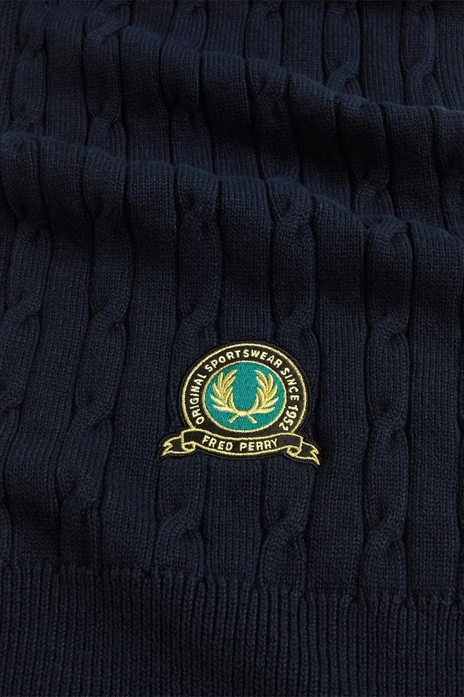 Шарф Fred Perry Tennis Badge Cable Scarf