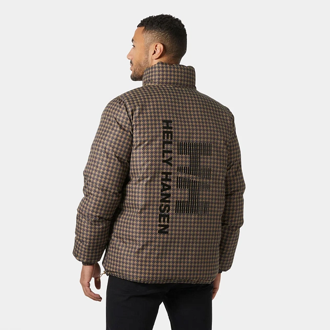 Мужская куртка двусторонняя Helly Hansen YU 23 Reversible Puffer Sepia